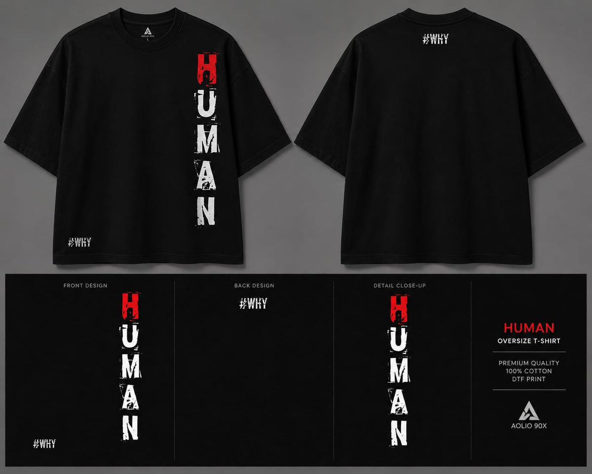 Human Oversized T-Shirt