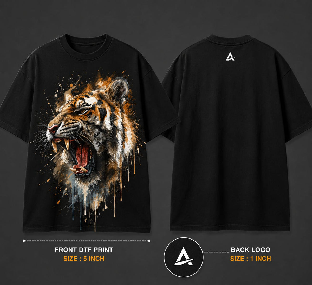 Roaring Tiger Graphic T-Shirt
