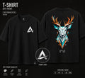 Geometric Deer Graphic T-Shirt