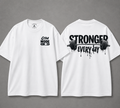 Gym and stronger man t shirt